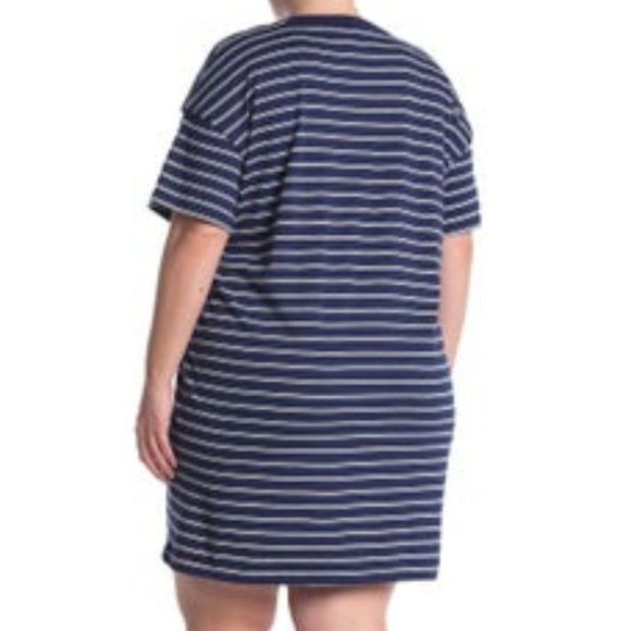 Madewell Tina Stripe T-Shirt Dress - Picture 2 of 7